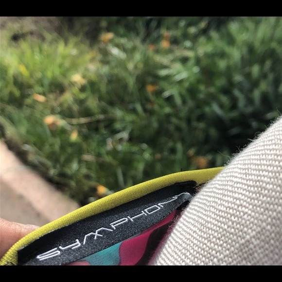 Symphony Multi Colored Wrap Dress SZ Small - Picture 5 of 6